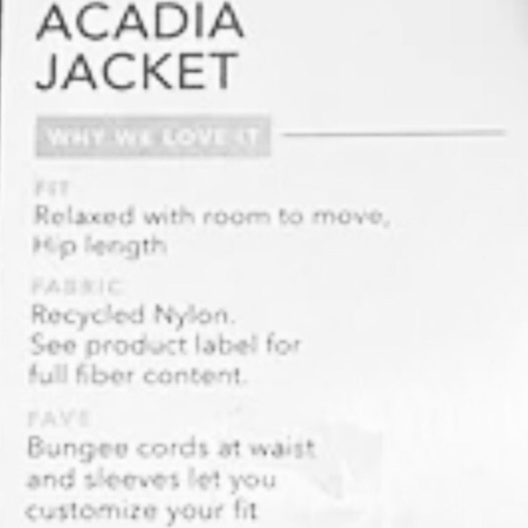 ATHLETA Acadia Windbreaker Jacket - Picture 8 of 8
